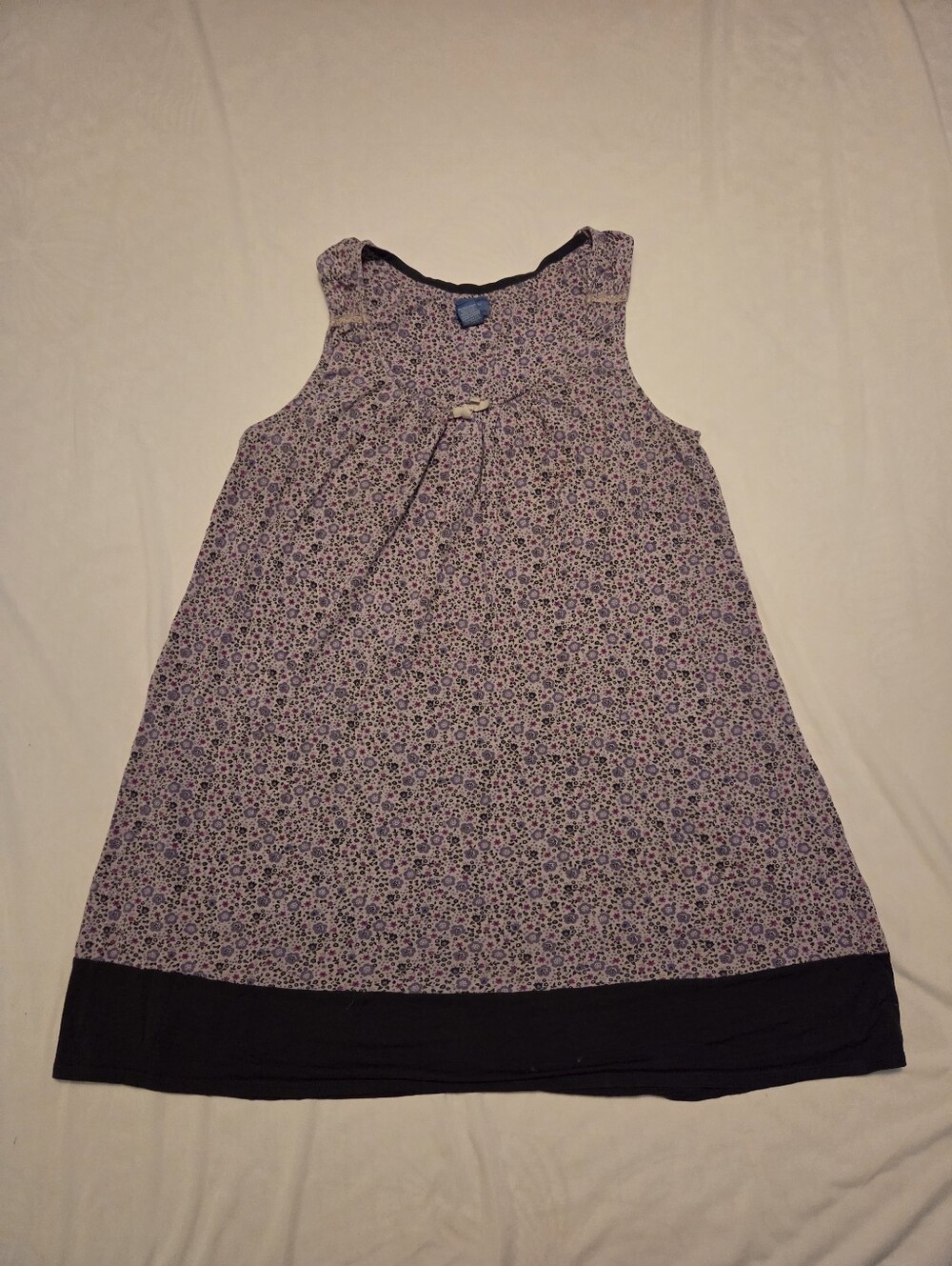 Simply Vera Vera Wang Floral Nightgown Womens Medium Purple Sleeveless